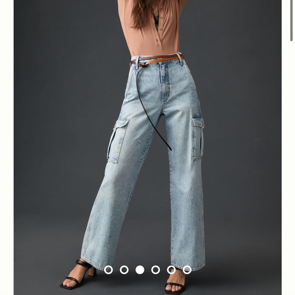 AMO Maya Cargo Denim Pants - Picture 6 of 16